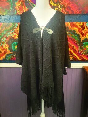 Style & Co. ~ Sz One Size ~ Toggle Buckle Wrap / Cape ~ NWT